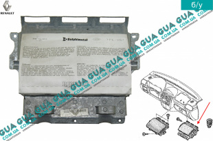Подушка безопасности AirBag ( пассажир ) Renault / РЕНО CLIO II / КЛИО 2 1.9DTI (1870 куб.см.)