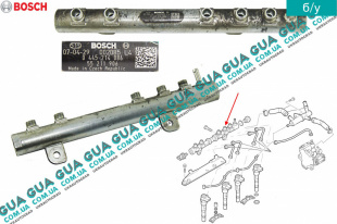 Топливная рейка / Рампа / распределительный трубопровод / Common Rail   