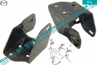 Кронштейн опори / подушки двигателя левой Mazda / МАЗДА 323 F 1998-2004 1.8 16V (1840 куб.см. ) 