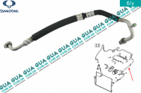 Трубка / патрубок кондиционера от радиатора к испарителю ( шланг ) SsangYong / САНГЙОНГ KYRON 2.0XDI (1998 куб.см.)