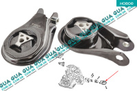 Подушка двигателя / КПП коробки передач задняя левая ( опора ) Volvo / ВОЛЬВО C30 2.0D (1998 куб. см.)