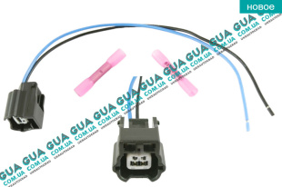 Фишка датчика давления масла / температури корпуса термостата  с проводами / разъем / штекер генератора / колодка ABS  / фонаря номерного знака / ( 2 провода )   