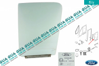 Стекло двери передней левой Ford / ФОРД TRANSIT 2006- / ТРАНЗИТ 06- 2.2TDCI (2198 куб.см.)