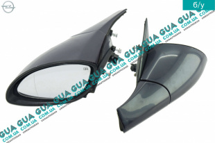 Зеркало заднего вида наружное / боковое электрическое левое ( 5 пинов )   