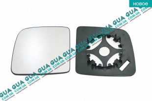 Вкладыш зеркала заднего вида правый без подогрева (мех.) Ford / ФОРД CONNECT 2002-2013 / КОННЕКТ 02-13 1.8 V16 (1796 куб.см)