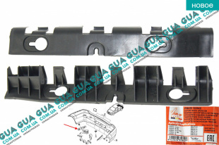 Кронштейн заднего бампера ( правый )   