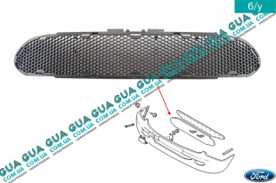 Решетка радиатора / бампера Ford / ФОРД ESCORT 1995-2002 / ЭСКОРТ 95-02 1.8 16V (1796 куб.см. )