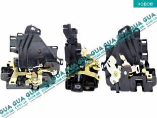 Замок передней левой двери ( без центрального замка ) VW / ВОЛЬКС ВАГЕН TRANSPORTER V 2003- / ТРАНСПОРТЕР 5 03- 2.0TDI (1968 куб.см.)