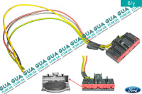 Фишка / разъем / штекер з проводами замка зажигания ( Замка вала рулевого колеса )