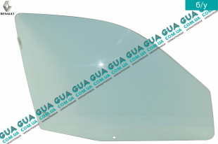 Стекло двери передней правой ( хэтчбек ) Renault / РЕНО CLIO II / КЛИО 2 1.9DTI (1870 куб.см.)