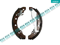 Тормозные колодки задние ( барабанные ) ( 230 x 40 ) Seat / СЕАТ INCA 1995-2003 1.9D (1896 куб.см.)