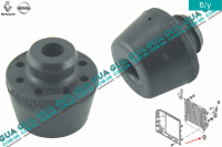 Кронштейн / подушка крепления основного радиатора (снизу) 1шт