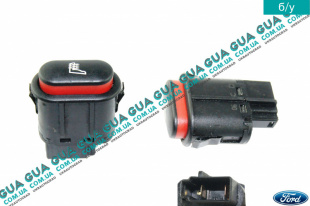 Кнопка включения подогрева сидений Ford / ФОРД FIESTA V 2001-2008 / ФИЕСТА 5 1.4 16V (1388 куб.см.)