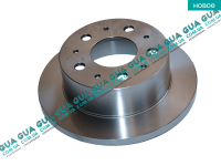 Тормозной диск задный ( 1.2 / 1.6 t ) ( R 15 )