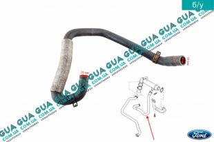 Патрубок / трубка системы охлаждения ( от охладителя EGR / ЕГР к блоку )   