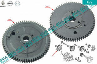 Шестерня ГРМ / привода ТНВД   
