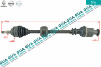 Полуось правая 23/23 ( привод в зборе с шрусами c АБС / ABS ) Renault / РЕНО CLIO II / КЛИО 2 1.4 (1390 куб. см.)