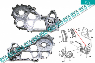 Масляный насос (  крышка  шестерень привода ) Toyota / ТОЙОТА DYNA 2001- 3.0D-4D (2982 куб.см.)