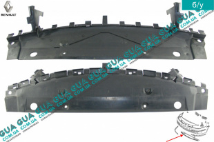 Защита переднего бампера / радиатора нижняя Renault / РЕНО LAGUNA II / ЛАГУНА 2 2.2DCI (2188 куб.см.),