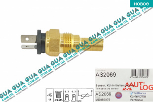 Датчик температуры охлаждающей жидкости Mitsubishi / МИТСУБИСИ PAJERO II 1990-2000 / ПАДЖЕРО 2 90-00 3.0 V6 4WD (2972 куб.см.)