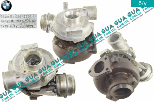 Турбина ( компрессор наддува / турбокомпрессор ) BMW / БМВ 3-series E46 1998-2005 330d (2926 куб.см)