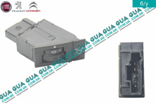 Кнопка / регулятор корректора фар   