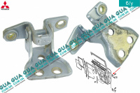 Петля верхняя двери левой задней Mitsubishi / МИТСУБИСИ PAJERO III 2000-2006 / ПАДЖЕРО 3 00-06 3.2DI-D (3200 куб.см.)