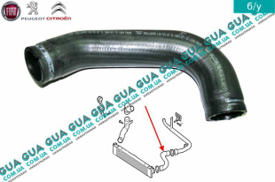 Патрубок интеркулера от турбины к радиатору   