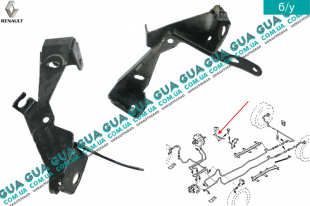 Кронштейн / держатель тормозной трубки ( шланга )   