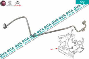 Трубка / патрубок кондиционера от радиатора к испарителю ( шланг )   