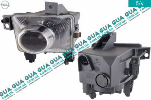 Фара противотуманная левая   