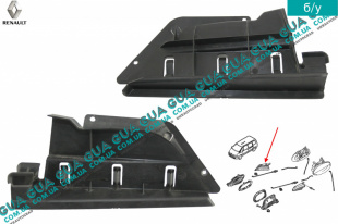 Крышка защитная ручки задней двери правой   