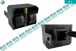 Кнопка регулятор корректора фар / яркости приборов   