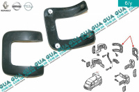 Молдинг ( накладка ) верхней петли задней двери левой / правой Renault / РЕНО MASCOTT 2004-2010 / МАСКОТ 04-10 3.0TDI (2953 куб.см.)