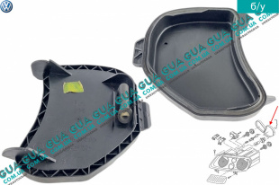 Крышка / заглушка фары ( ближний свет ) правая   