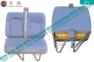 Сиденье переднее пассажирское ( Англ. ) Fiat / ФИАТ DUCATO 250 2006- / ДУКАТО 250 2.3D Multijet E6 (2287 куб. см.)