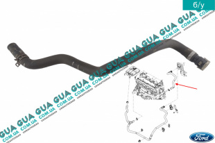 Патрубок / шланг радиатора отопителя ( трубка )   