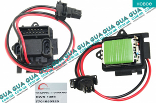 Реостат печки ( резистор, регулятор оборотов печки, сопротивление ) ( +AC )   