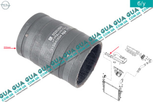 Патрубок / трубка интеркулера ( от интеркулера к турбине )   