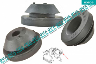 Подушка крепления корпуса воздушного фильтра   