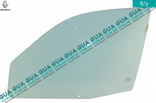 Стекло двери передней левой ( хэтчбек ) Renault / РЕНО CLIO II / КЛИО 2 1.9DTI (1870 куб.см.)