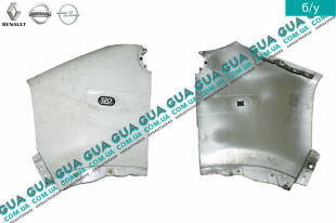 Крыло переднее левое Renault / РЕНО MASCOTT 2004-2010 / МАСКОТ 04-10 3.0TDI (2953 куб.см.)
