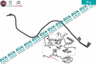 Трубка топливная от фильтра к ТНВД   