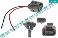 Фишка / разъем  / штекер с проводами ( колодка )  датчика уровня масла  поддона  / давления кондиционера  / вихлопних газов / парковки ( парктроника )