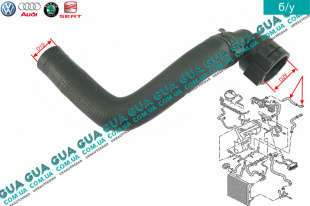 Патрубок / трубка системы охлаждения ( охлаждения EGR/ ЕГР)   