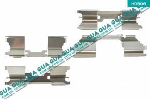 Планка суппорта / фиксатор тормозных колодок передних ( BREMBO к-кт )   