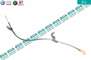 Направляющая трубка щупа маслоизмерителя уровня масла / воронка индикатора   