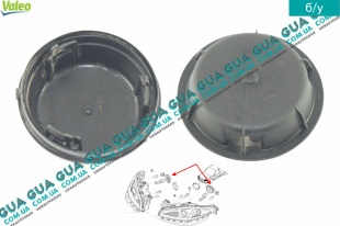 Крышка фары передней 1шт   