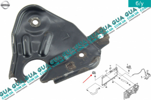 Кронштейн крепления радиатора верхний левый Nissan / НИССАН ALMERA N16 / АЛЬМЭРА Н16 2.2 DCI ( 2184 куб.см.)