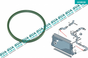 Кольцо уплотнительное патрубка интеркулера D61.90mm   